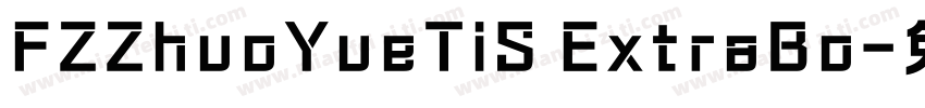 FZZhuoYueTiS ExtraBo字体转换